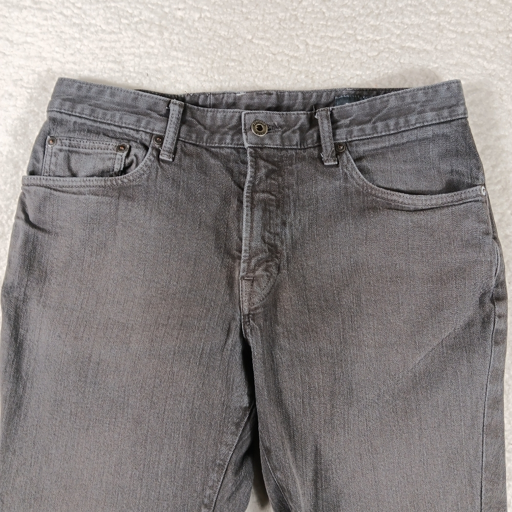 Bonobos Jeans Mens 34x32 (32x30) Gray Travel Jean Slim Straight Stretch - Picture 5 of 15